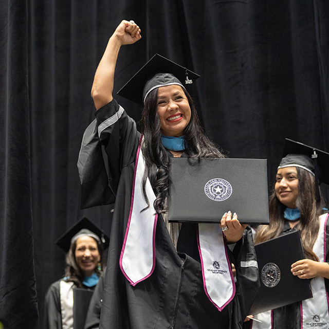 Grad Celebrating