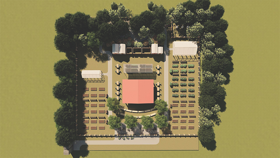 Garden Overhead View