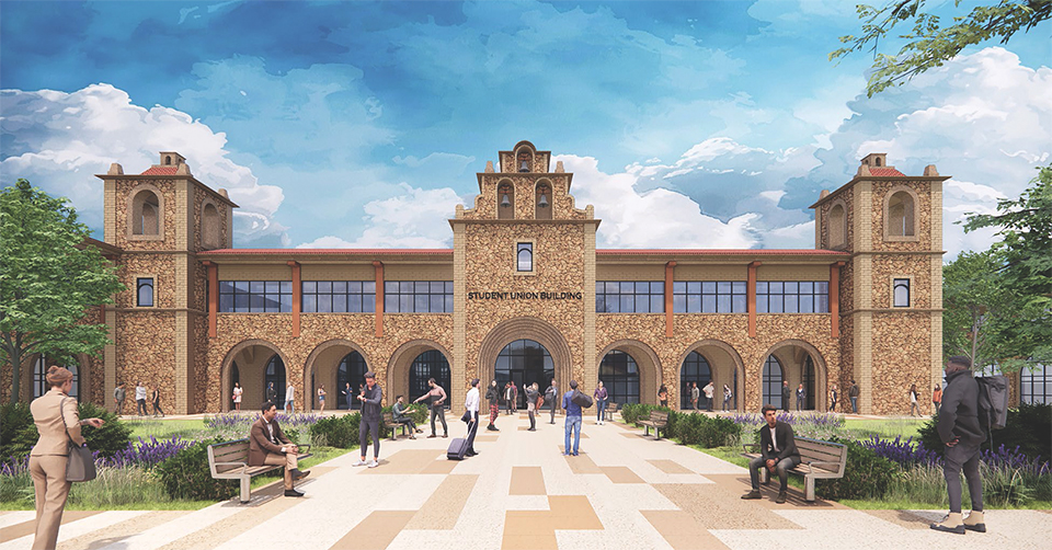 Student Union Building Rendering