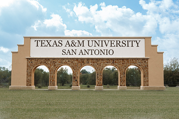 Texas A&M University-San Antonio Sign