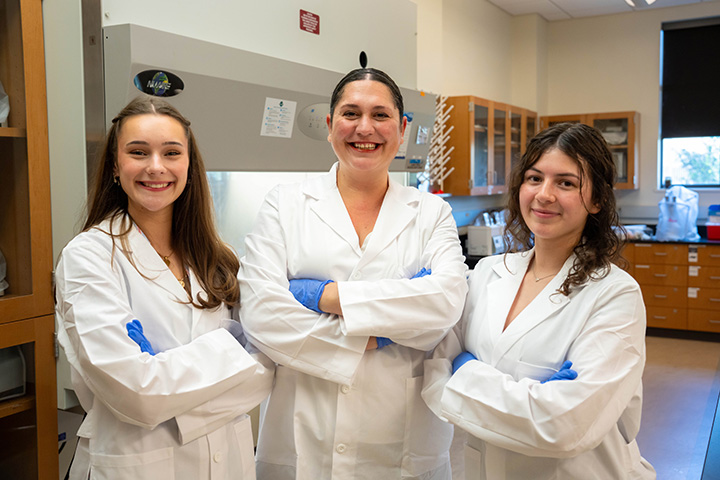Iris Foster, Dr. Alba Chaves, Alyssa Medellin